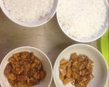 Foto langkah ke 7 dari resep Nasi tim ayam jamur.
