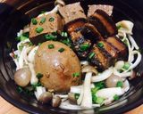 รูปขั้นตอนการทำที่ 9 ของ บะหมีขาวพะโล้滷味乾麵