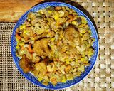 Foto langkah ke 5 dari resep Tumis Udang Tahu Jagung.