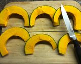 A picture of step 2 of Maple cinnamon squash - vegan.