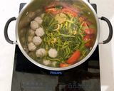 Hình bước làm 1 của món Rau muống nấu tôm khô!