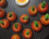 A picture of step 6 of Kaju apple sweet.