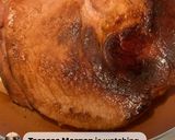 A picture of step 1 of Ham-steak.🙂.