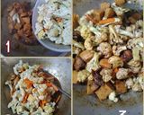 Foto langkah ke 5 dari resep Semur Kembang Kol dan Putih Telur.