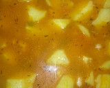 Foto del paso 4 de la receta: Patatas al estragón con cúrcuma y chorizo