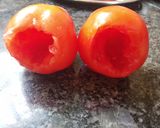 A picture of step 1 of Stuffed Red tomato.