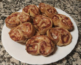 Foto del paso 4 de la receta: Palmeritas de jamón york, queso y bacon