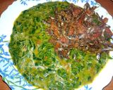 A picture of step 6 of Mrenda With Fried Omena.