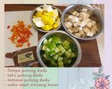 Foto langkah ke 1 dari resep Nasi Lengko 4T Cepat Lezat.