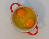 A picture of step 1 of QUICK Chinese Steamed Eggs.