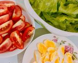 Hình bước làm 2 của món Xà lách trộn thịt bò
