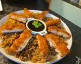 A picture of step 11 of Japanese fried fish with microwave rice.