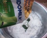Foto langkah ke 1 dari resep Matcha Creamy Sandwich Ice Cream.