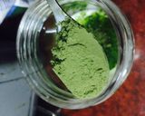 Hình bước làm 1 của món Flan Matcha