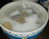 Hình bước làm 3 của món Rau câu, đông sương, hạt é