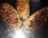 Aloo suji roll रेसिपी चरण 3 फोटो