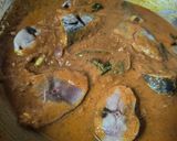 Gambar langkah 2 resipi Rendang pedas ikan tuna.