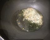 A picture of step 2 of Rajasthani Papad Pyaz in gravy.