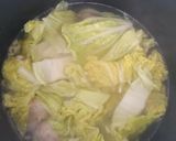Hình bước làm 3 của món Canh cải thảo tôm viên