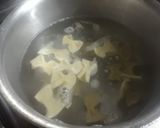 A picture of step 5 of Creamy homemade Bow tie pasta 😋.