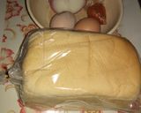 A picture of step 1 of African toast.