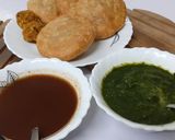 A picture of step 4 of Moong dal kachori.