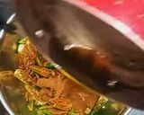 A picture of step 5 of Green chilli pickle.