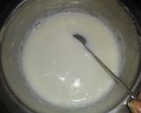 A picture of step 1 of Kesar-Elaichi Kalakand.