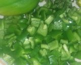 A picture of step 1 of Sweet and sour chicken.