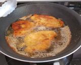 A picture of step 6 of Fried pesto chicken!!.