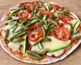 Foto del paso 5 de la receta: Pizza al sartén en masa de tortilla (burrera)