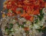 A picture of step 2 of Egg Shakshuka.