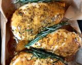 A picture of step 4 of Mustard & Honey Chicken Bake 😋.