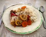 Foto del paso 10 de la receta: Pollo escabechado con vinagre de kombucha