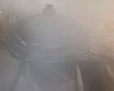 A picture of step 2 of Poricha kootu.