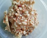 चीनी बादाम पापड़ी (cheeni badam papdi recipe in HIndi) रेसिपी चरण 3 फोटो