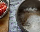 A picture of step 2 of Ragi flour chilla.