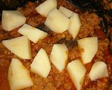 A picture of step 2 of Lamb mince curry.
