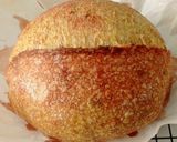 Foto langkah ke 15 dari resep Turmeric Curry Leaves Sourdough Bread.