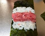 A picture of step 2 of Japanese Kawaii Roll Sushi.