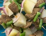 A picture of step 1 of Fried boti bites.
