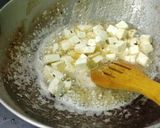A picture of step 6 of Kadai paneer.