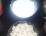 A picture of step 1 of Kaju Chikki.