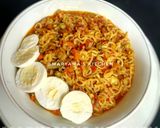 A picture of step 6 of Supreme sexy noodles😂😂.