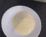 A picture of step 1 of Suji Ka Halwa recipe 😋.