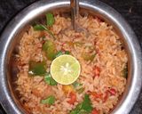 A picture of step 7 of Tawa fry pulao.