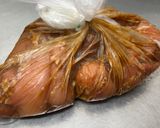 A picture of step 1 of Deep fried chicken (Karage).