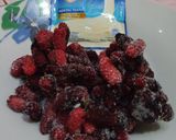 Foto langkah ke 1 dari resep Banana Mulberry Juice🍹.