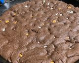 A picture of step 9 of Triple Chocolate Peanut Butter Fudge Cookies.