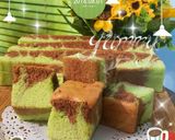 Foto langkah ke 13 dari resep Ogura 🍫Choco Pandan🍃.